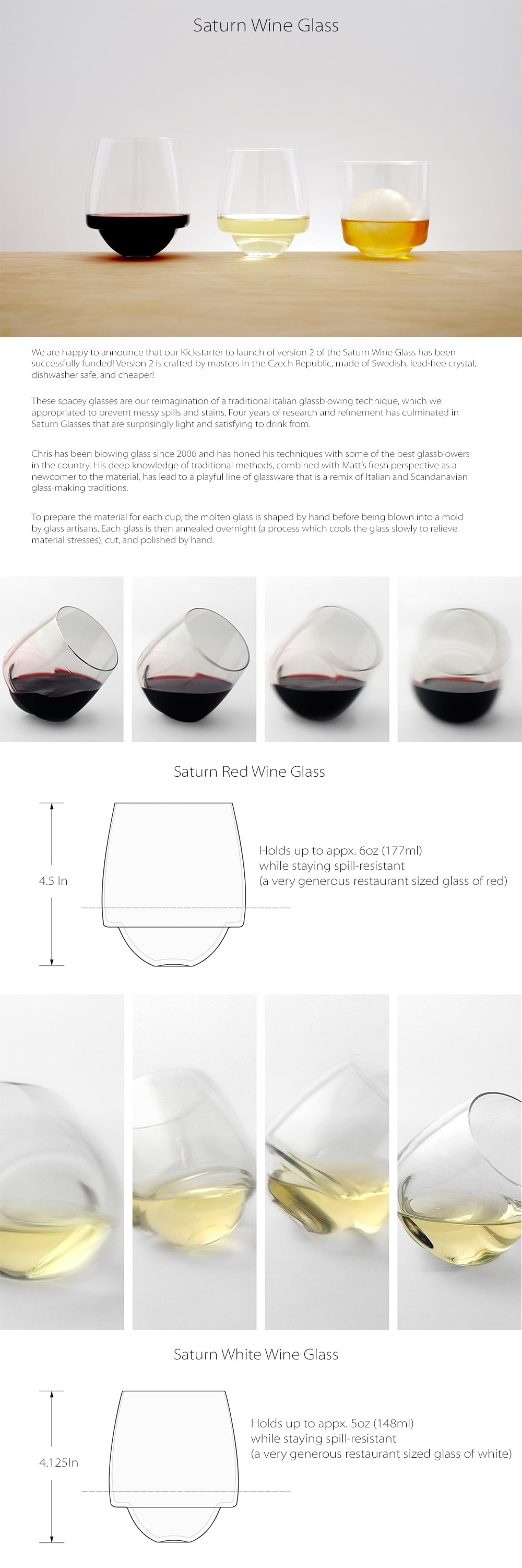 Crackled Wine Glass - ApolloBox