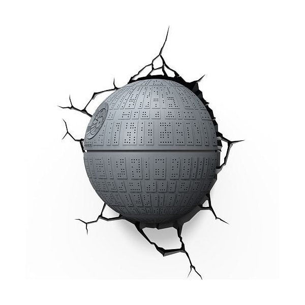 death star 3d wall light