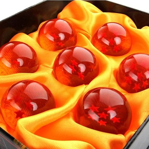 Dragonball Evolution Balls - Crystal - Orange - Set Of 7 image