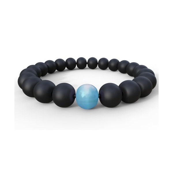 Frosted Onyx Beaded Bracelet – Water Watch Company