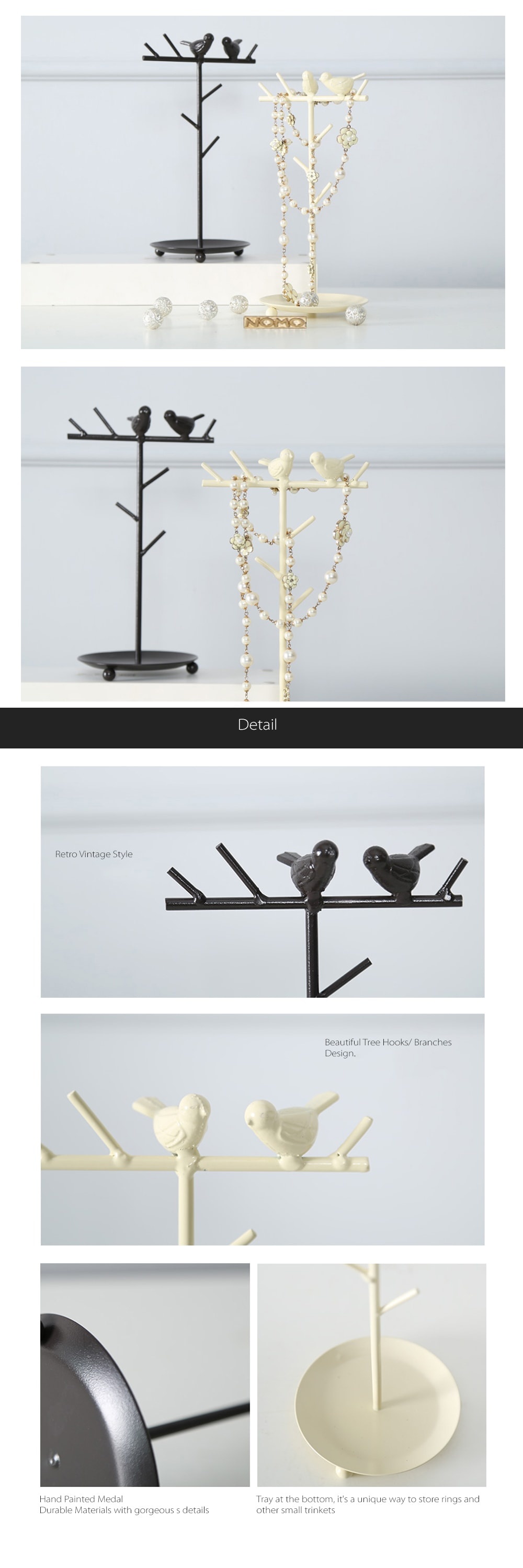 Bird on sale jewellery stand