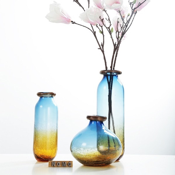 Japanese Glass Flower Vase - The Vase Graces Any Desktop With Its