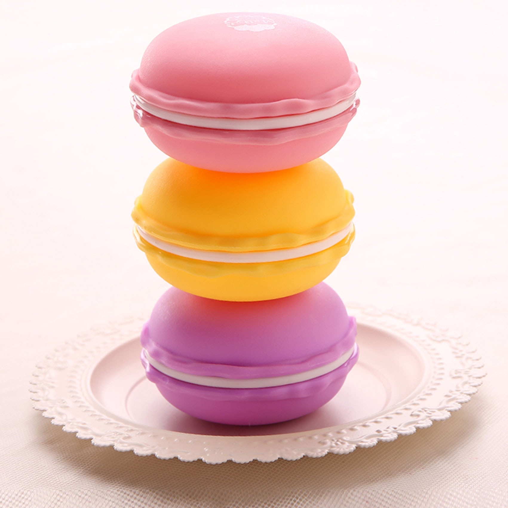 macaron storage containers set of 6 apollobox innovative beauty packaging