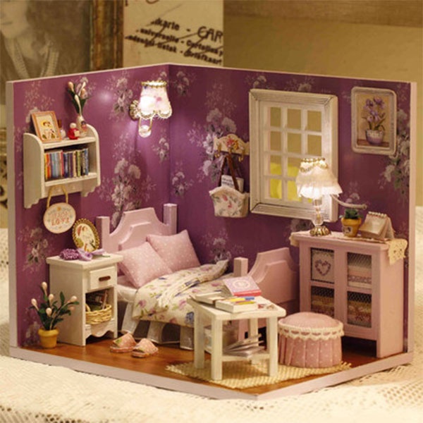 Miniature DIY Dollhouse Kit - ApolloBox