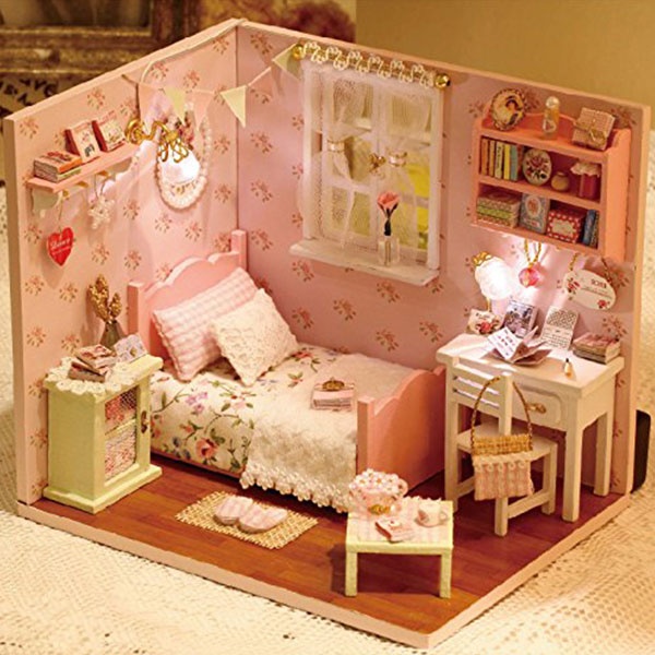 miniature dollhouse diy kit from apollo box