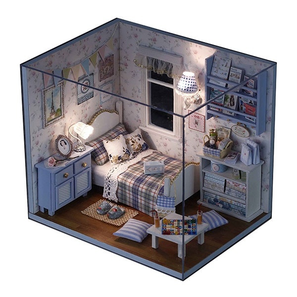 DIY Miniature Dollhouse Kit - Literary Utopia - Duplex Apartment