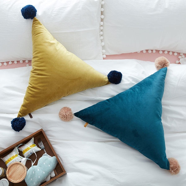 triangle pillow