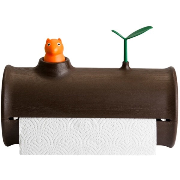 Outdoor Paper Towel Holder - Polyurethane Leather - Wood from Apollo Box