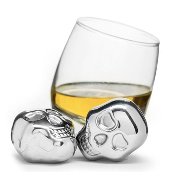 Skull Ice Molds - Set of 2 - Ideal for Whiskey - ApolloBox