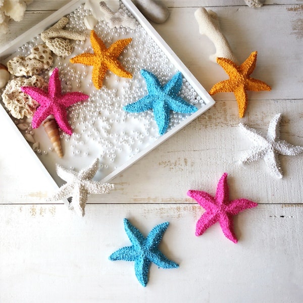 Resin Starfish Decorations (Set of 4) from Apollo Box