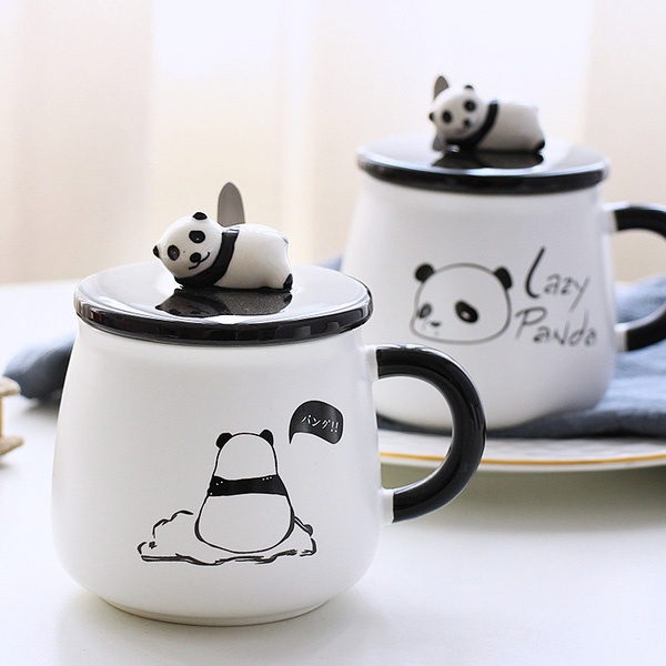Lazy Panda Ceramic Cup - ApolloBox