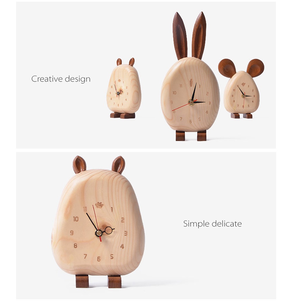 Wooden Rabbit Clock Puzzles