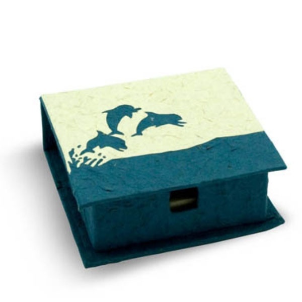 Classic Elephant POOPOOPAPER - Scratch Pad - Blue - (Set of 3)