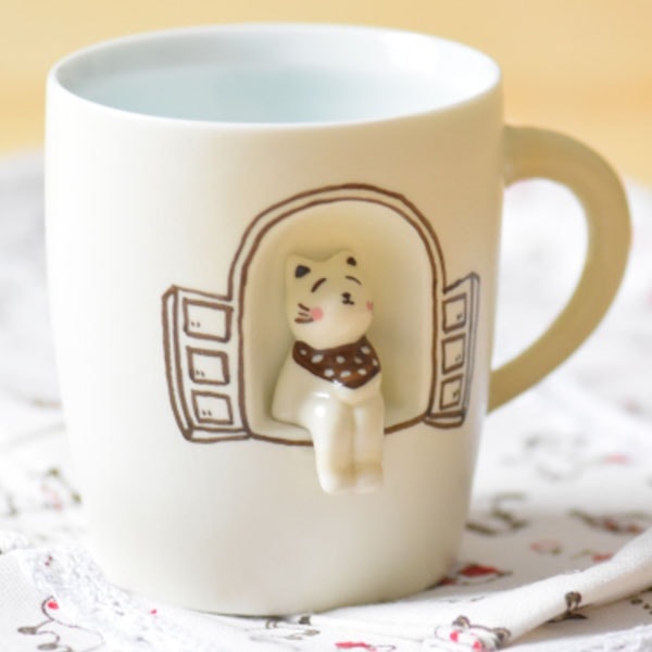 Cute Animal Ceramic Mug from Apollo Box