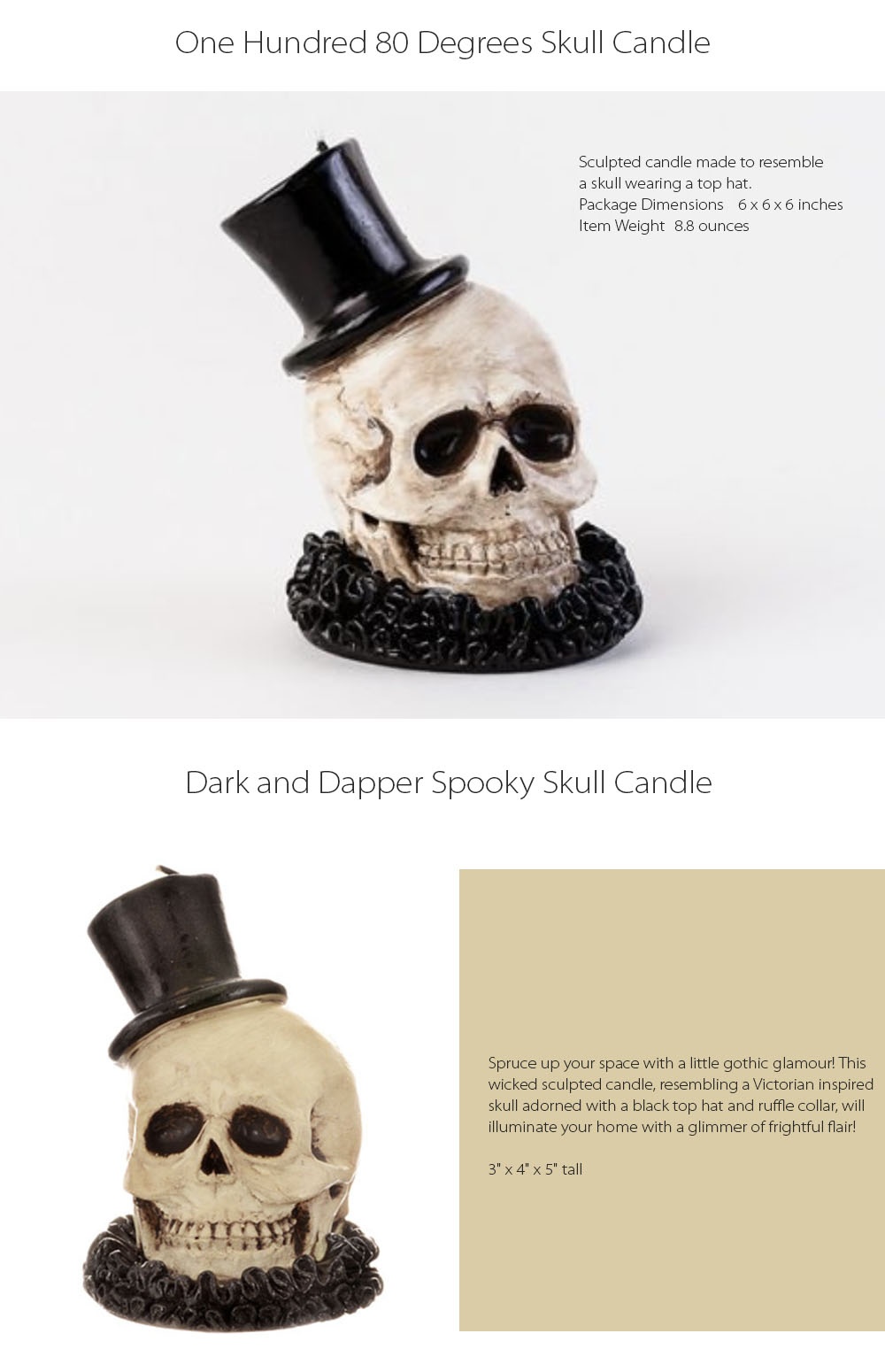 Pastel Skull Candle - ApolloBox