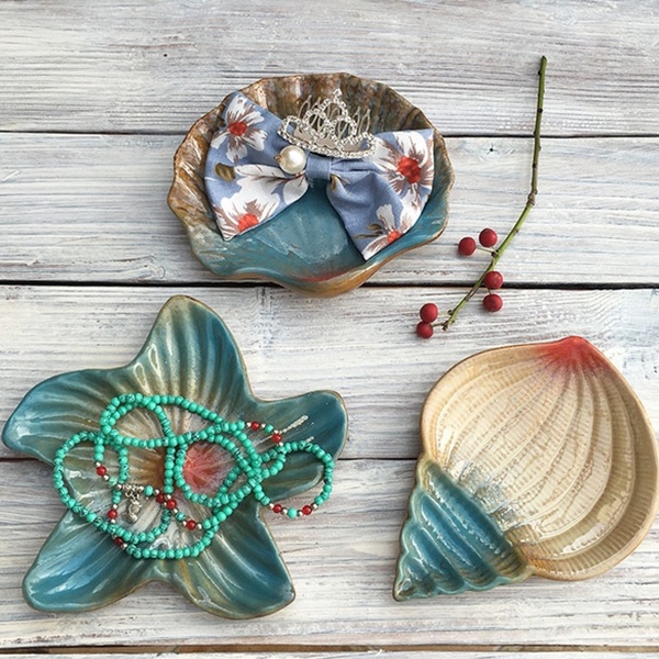 Seashell Ceramic Dishes - ApolloBox