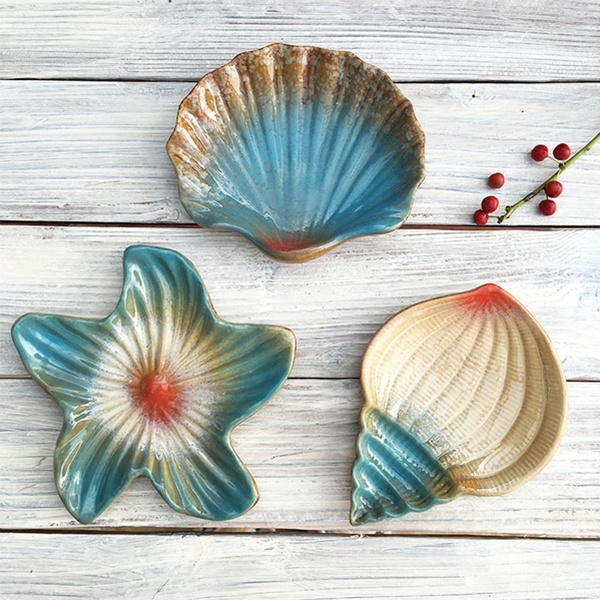 Seashell Ceramic Dishes from Apollo Box