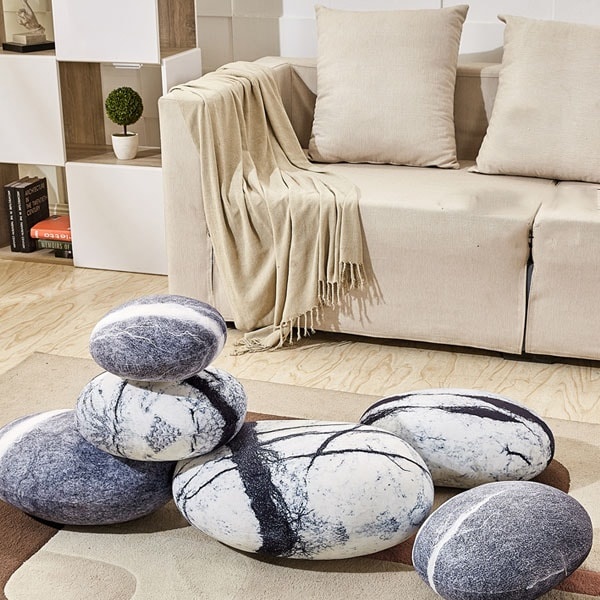 Livingstones Pillows Felt Rock Pillows 