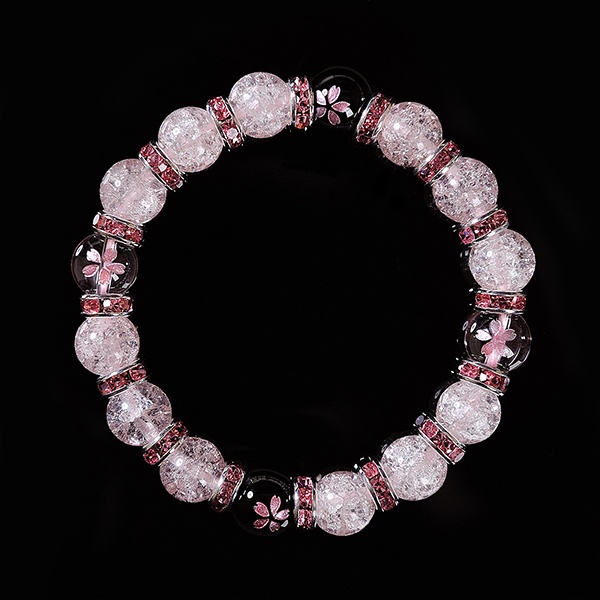 Flower Blossom Bracelet -  in 2023  Blossom bracelet, Spring bracelet,  Bracelets handmade beaded