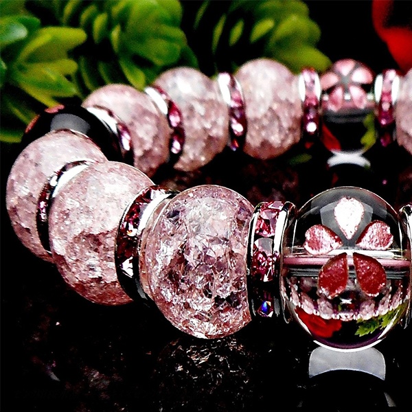NEW 'starry Night' Beaded Bracelets Pink Bracelets 
