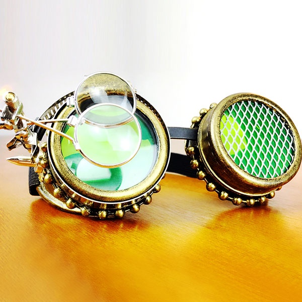 Steampunk Goggles - Vintage - Fantastical Future - ApolloBox