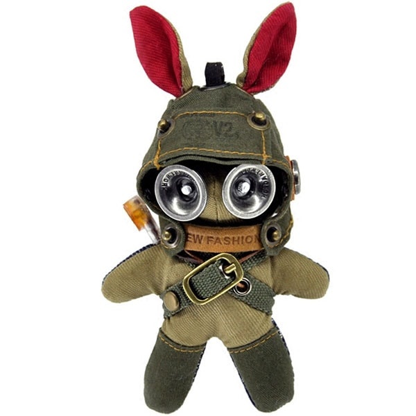 rabbit doll keychain