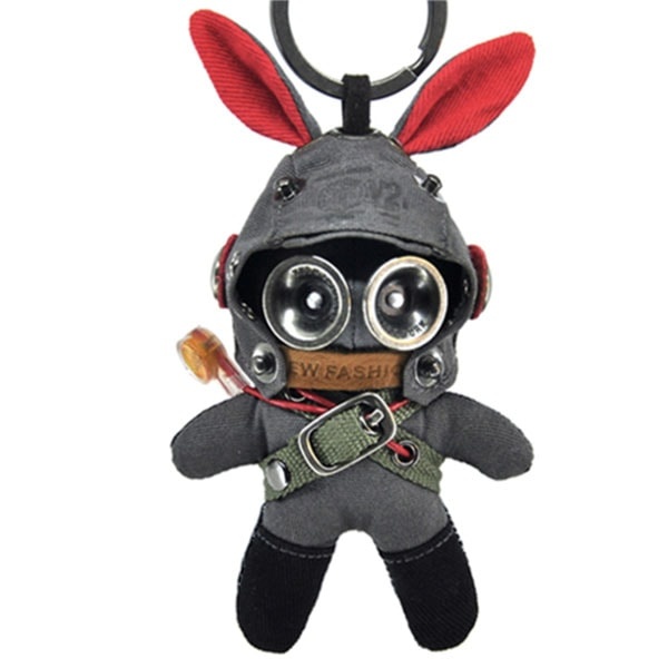 ApolloBox Rag Doll Bunny Keychain - B