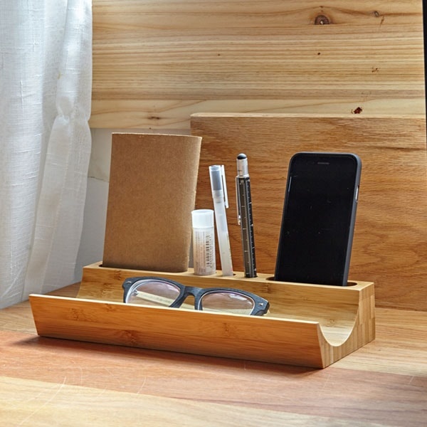 Wood Desk Caddy - ApolloBox