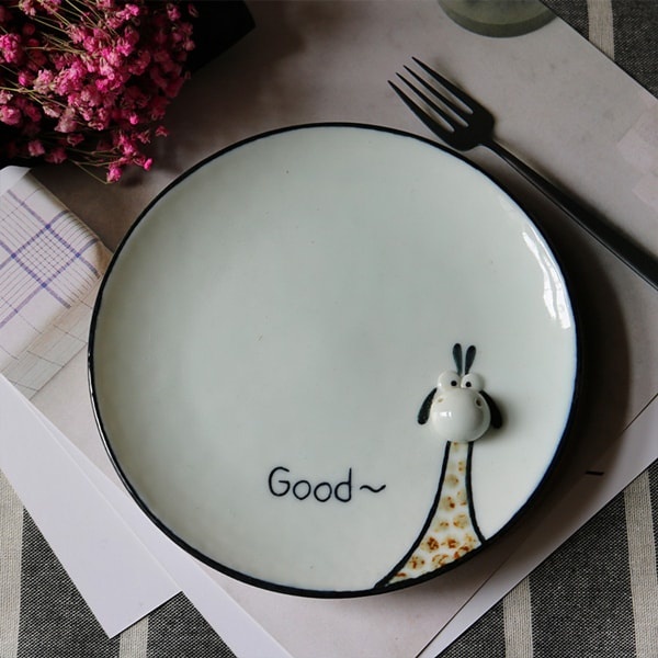 ceramic animal plates