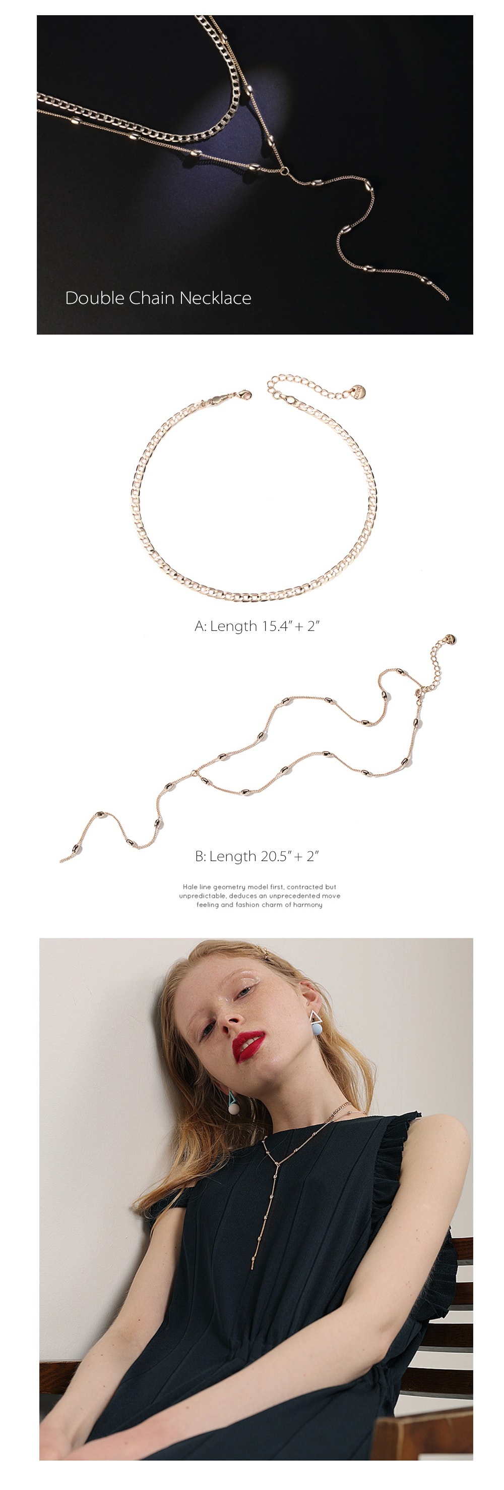 Double Chain Necklace - ApolloBox