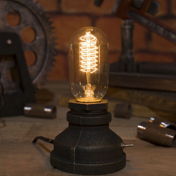 Cast Iron Edison Lamp Apollobox, Edison Desk Lamp Box