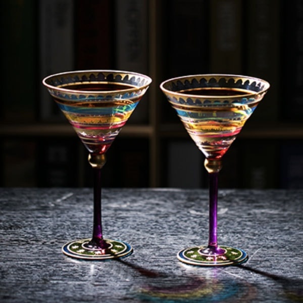 Leopard Print Sherry Glass - Cocktail Glass - ApolloBox