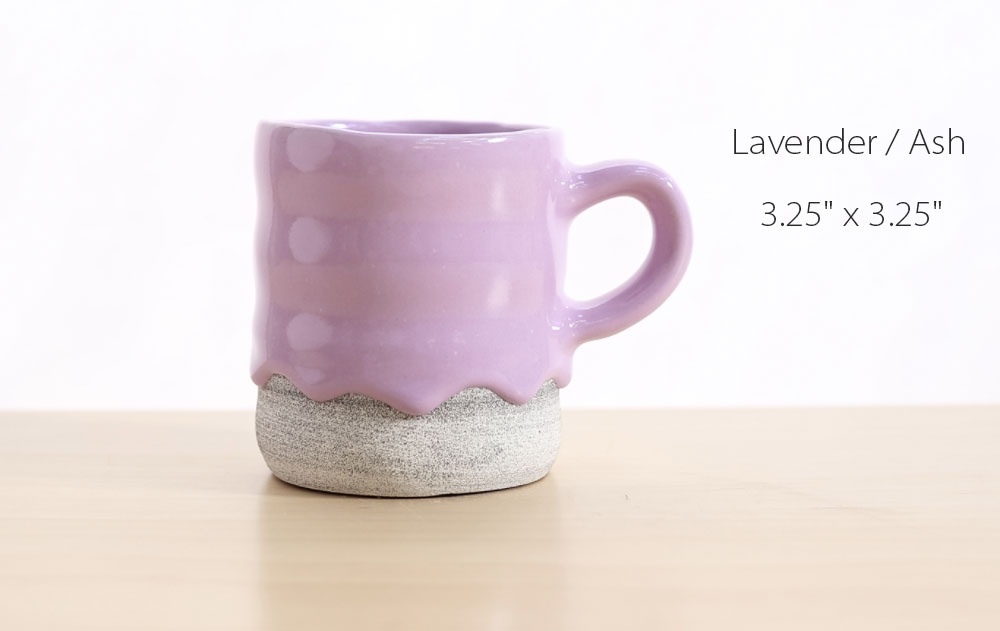 Porcelain mug Classic lavender plump