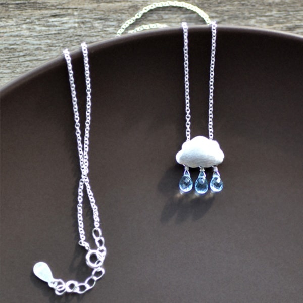 Rain Cloud Necklace - ApolloBox