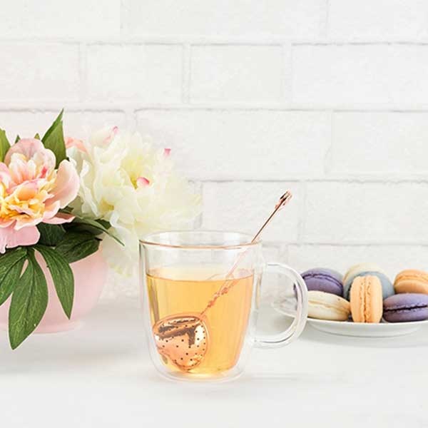 Rose Gold Tea Infuser - ApolloBox