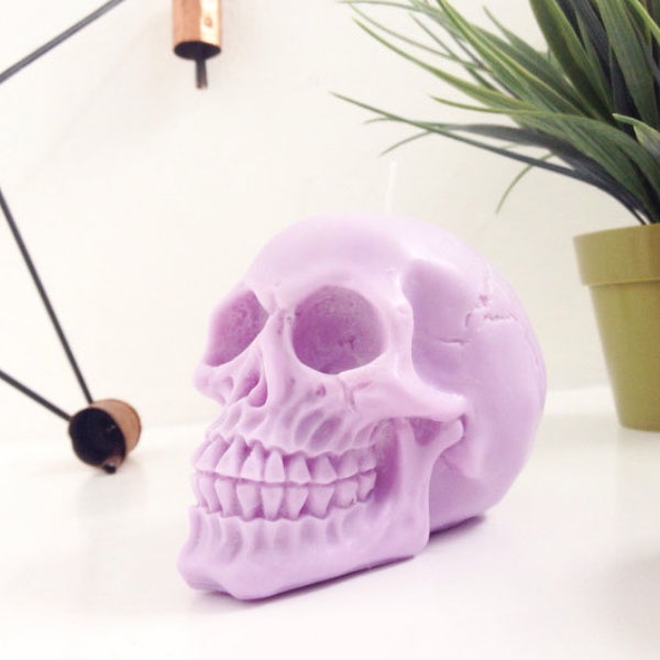 Pastel Skull Candle - ApolloBox