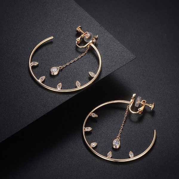 Spring Rain Hoop Earrings - ApolloBox