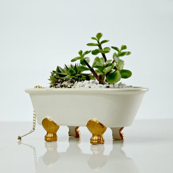 Mini Bathtub Planter – The Salvaged Boutique