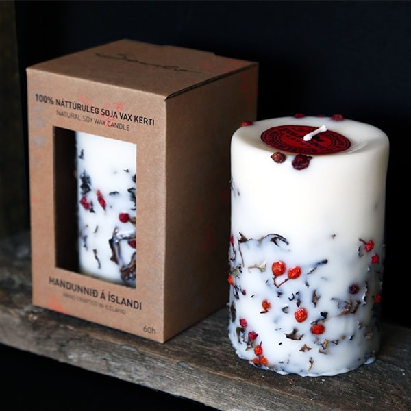 Lavas Aromatherapy Candle - Soy Wax - White - Gray - 3 Colors from Apollo  Box