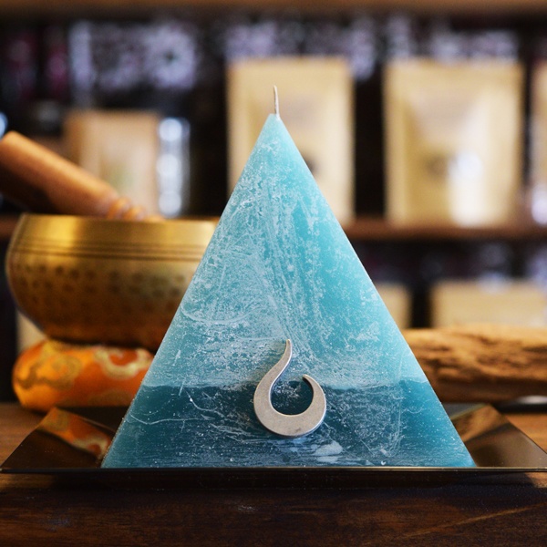 1KG 150hr HOT CHOCOLATE & MARSHMALLOWS Triple Scented EGYPTIAN PYRAMID CANDLE 