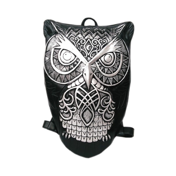 White 2025 owl backpack